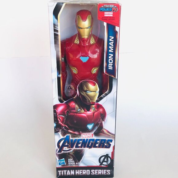 Marvel Avengers Titan Heroes Iron Man with Power FX Port 12" New in Box - Picture 13 of 14